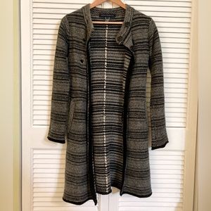 French connection long grey cardigan